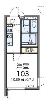 クレイノ笹塚南山の間取り写真