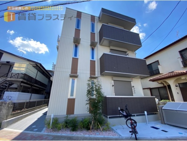 建物外観　遂に完成真間川のせせらぎに癒されて。。。