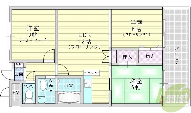 ロイヤルグレイスヴィラの間取り写真