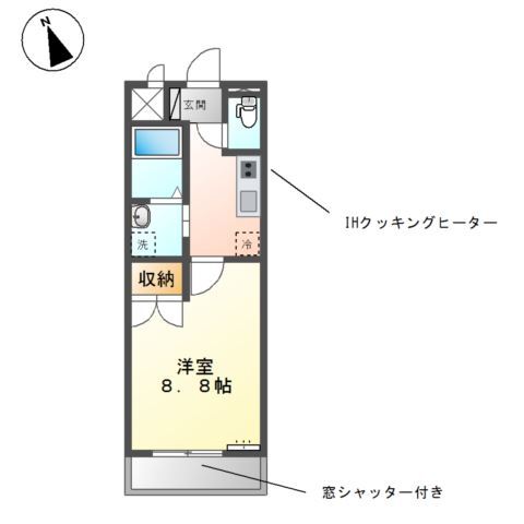 ワイズ パラシオンの間取り写真