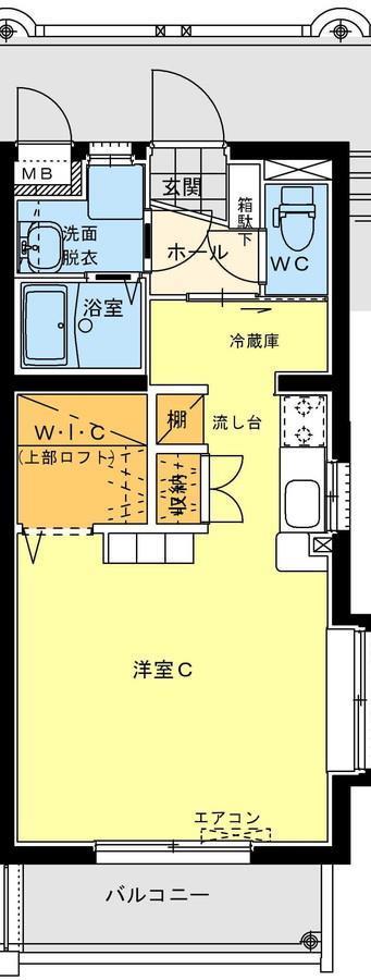 オーシャンハイツ五番館の間取り写真