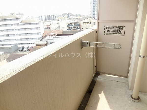 バルコニー　日当たりもいいです！
