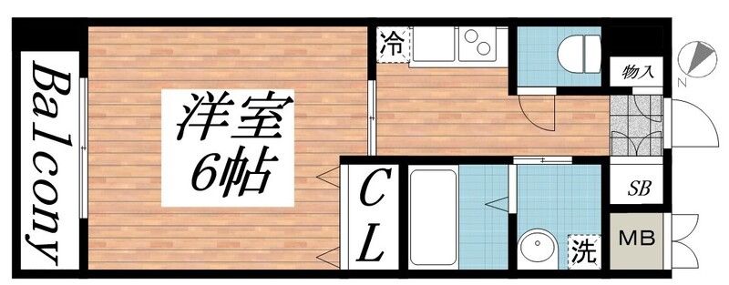 KHKコート板宿の間取り写真
