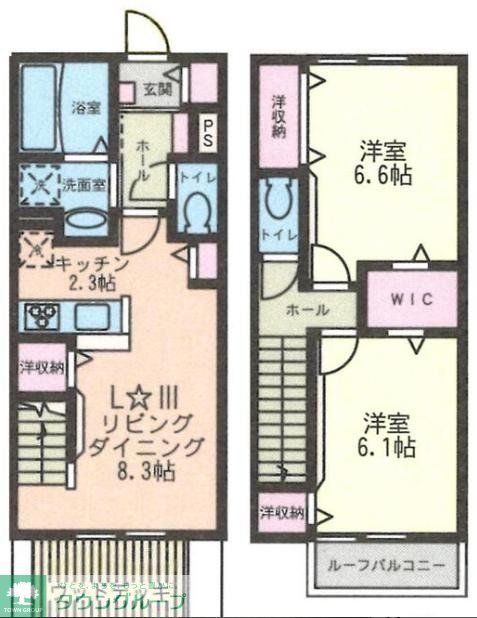 Lacine lecolto高座渋谷の間取り写真