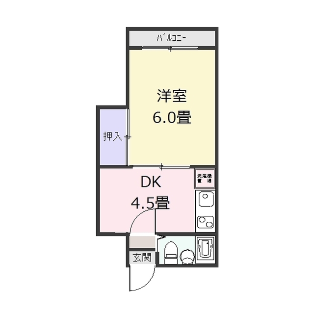 KTハイツの間取り写真