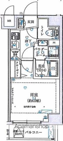 京急本線 戸部駅 徒歩7分 7階建 築8年の間取り写真