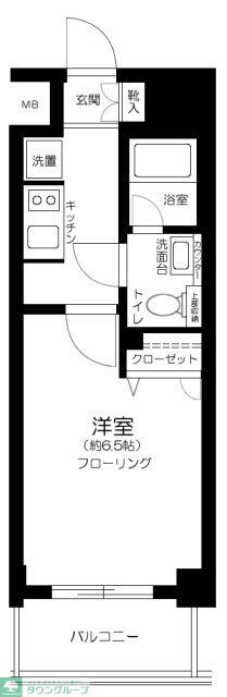 プレール・ドゥーク東京CANALの間取り写真