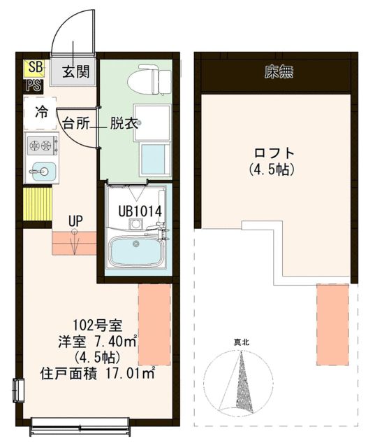 西武新宿線 上石神井駅 徒歩10分 2階建 築3年の間取り写真