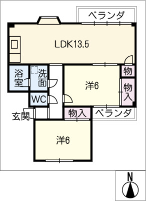 アネックスMIIの間取り写真