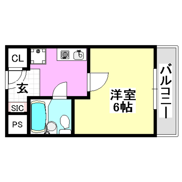 水尾ハイムの間取り写真