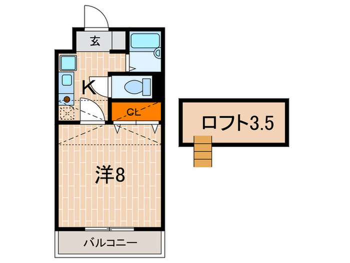ル-エン大町の間取り写真