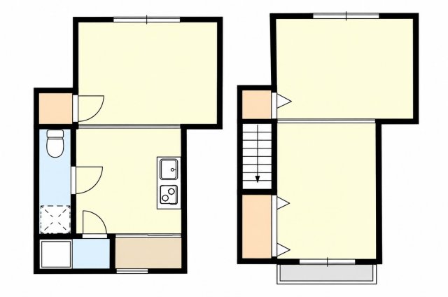 染殿町貸家の間取り写真