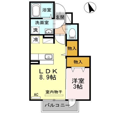 【オリビエキャステーロの間取り】