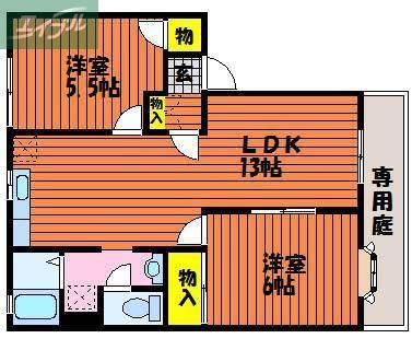 グリーンパーク西辛川Ｃの間取り