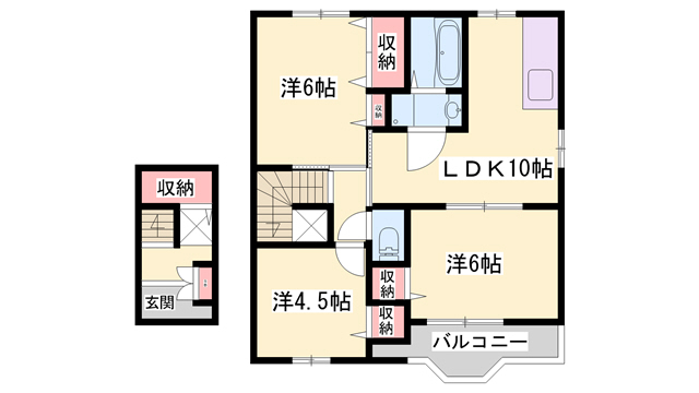 サンセールIの間取り