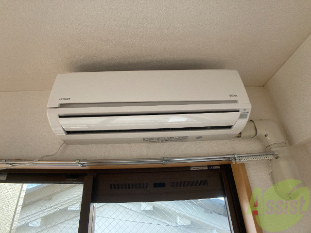 その他設備　エアコン付きは寒暖にも難なく耐えられそうですね！