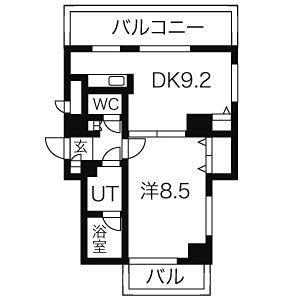 パックス今池の間取り