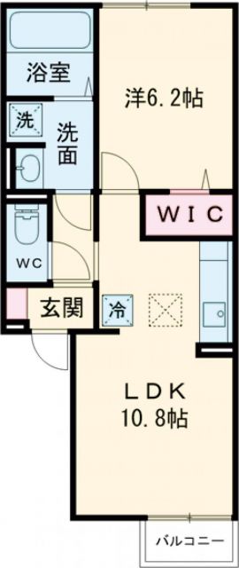 メルベーユ川島の間取り