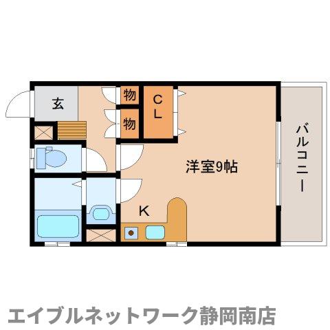 静岡市駿河区馬渕のマンションの間取り