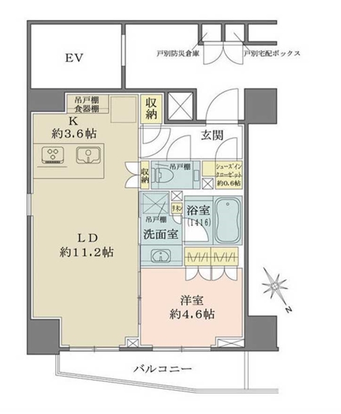 ザ・パークハウス北青山の間取り