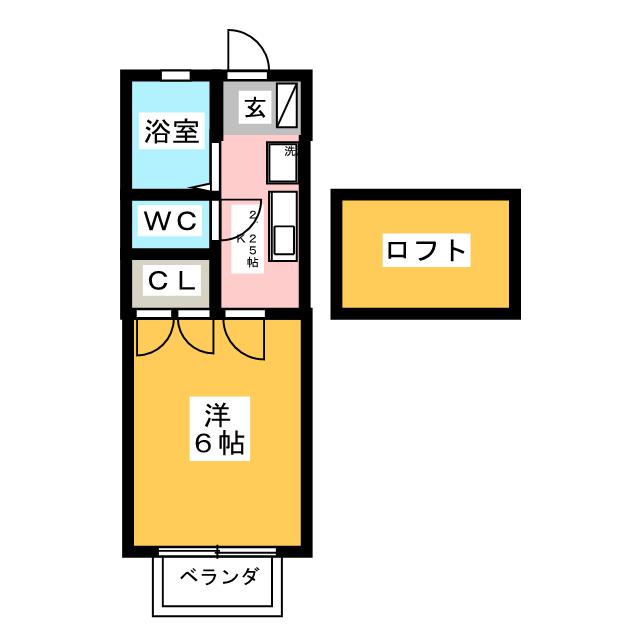 リーベ１０４５の間取り