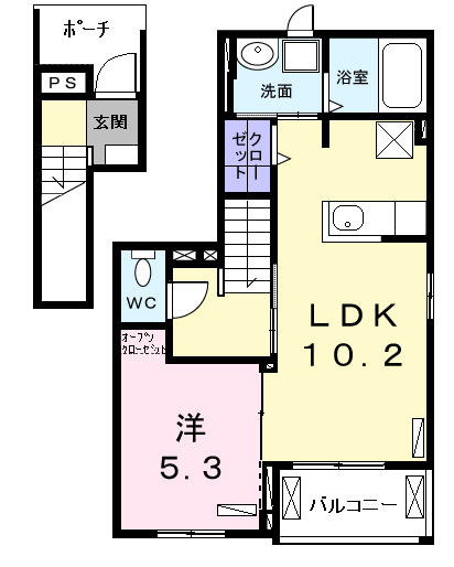 ブリッサ港西Iの間取り