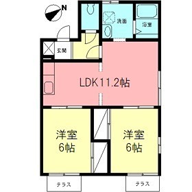 グリーンヒル橋本Ｃの間取り