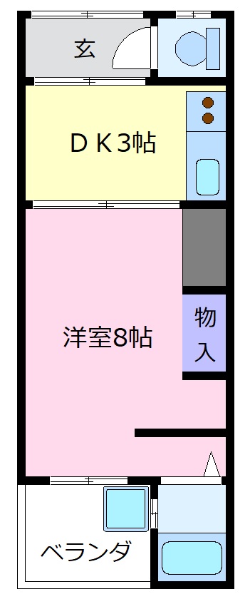 メゾン・ド・ウッド東新町の間取り