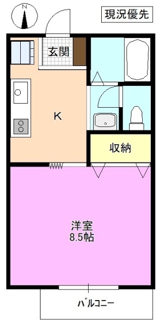 【コミュニティータウンナガタの間取り】