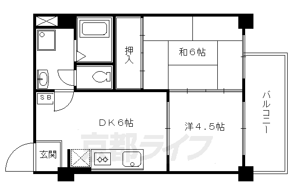 マンション上治の間取り