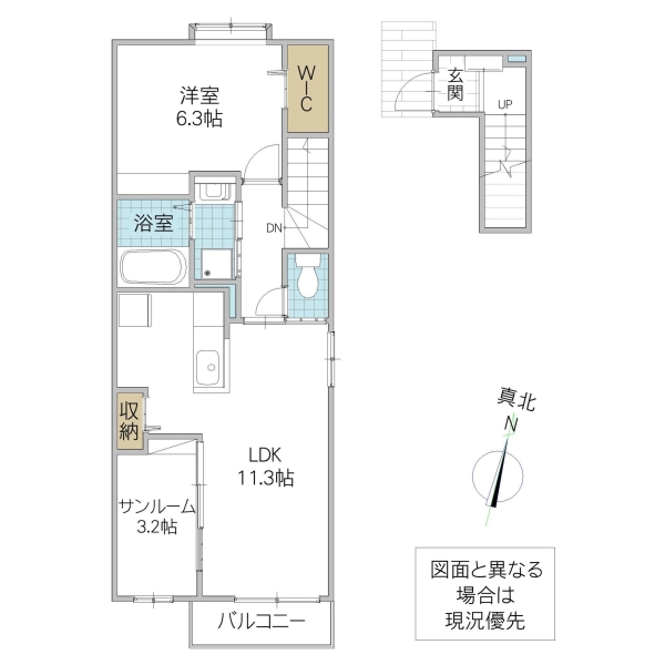 ブリス エイエム IIIの間取り