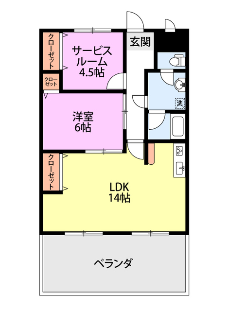 リバティープラザ青山の間取り