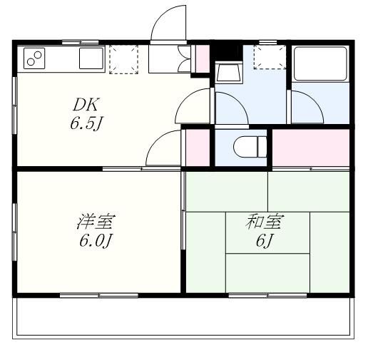 品川区大崎のマンションの間取り