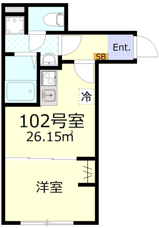 グランディール府中の間取り