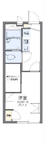 レオパレスヴィーブルIIの間取り