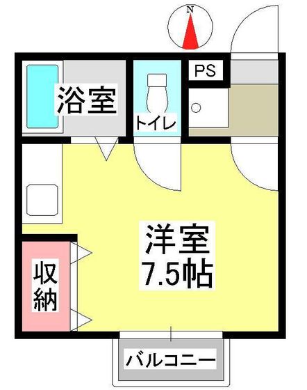 ル・ブラン　徳吉町の間取り