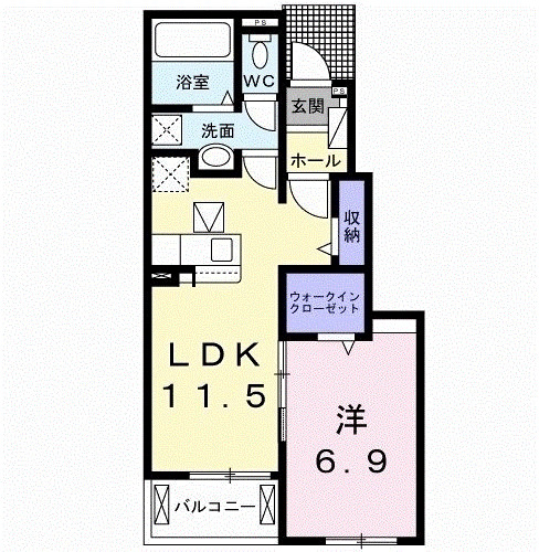 Ｋ サルビアの間取り