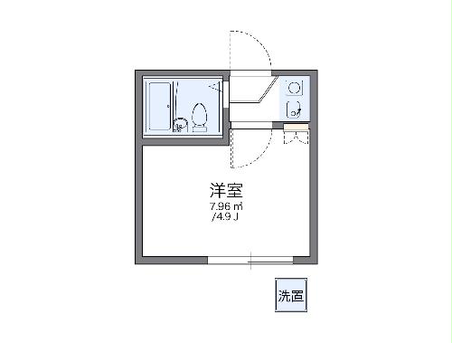 【レオパレス白山第２の間取り】