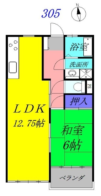 アイムズガーデン１７の間取り