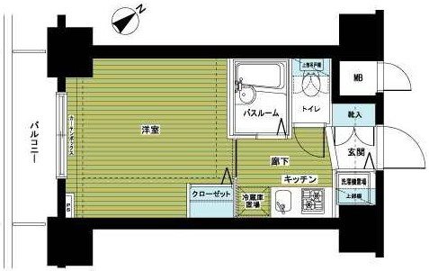 中央区銀座のマンションの間取り