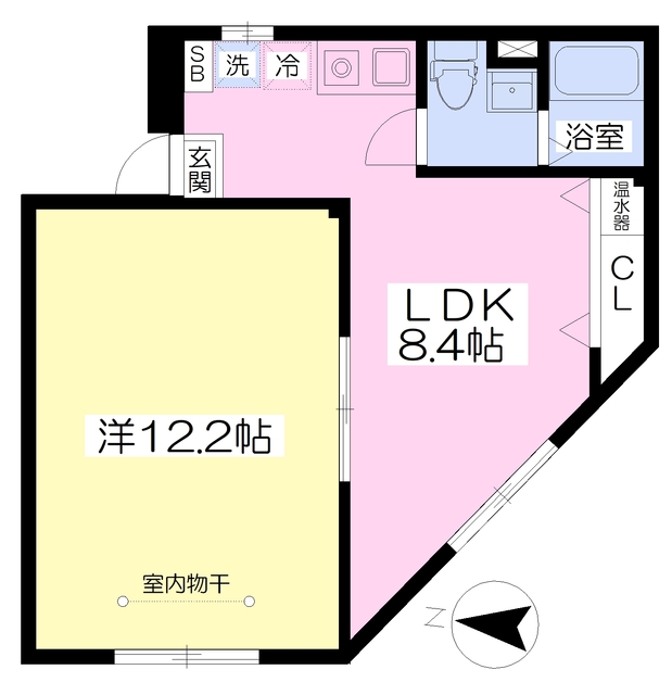 レガリア多摩川の間取り