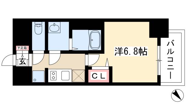 プレサンス大曽根駅前ファーストの間取り