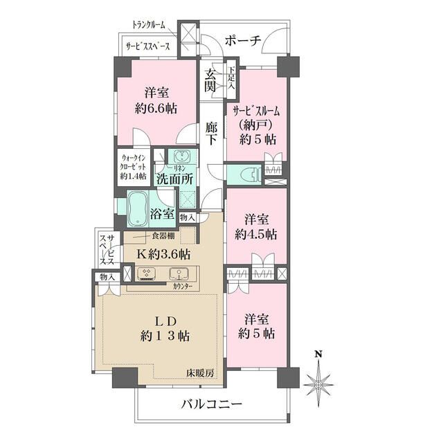 BELISTA東日暮里の間取り