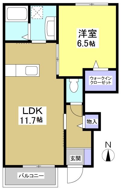 Rouge et Blancの間取り