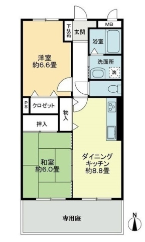 フィネスリバージュの間取り