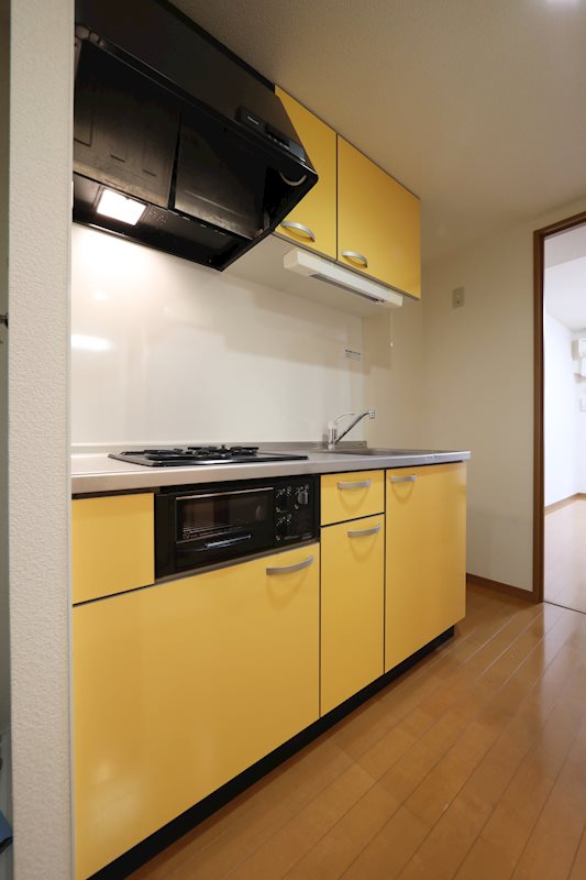 キッチン　システムキッチン　(ガス2口+グリル)