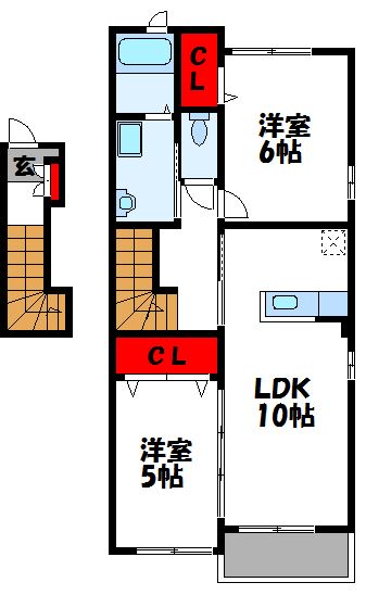 ルイシャトレ花見の間取り