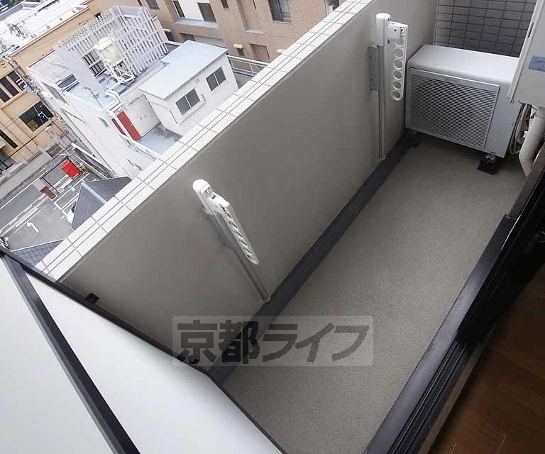 バルコニー　開放感のあるバルコニー。