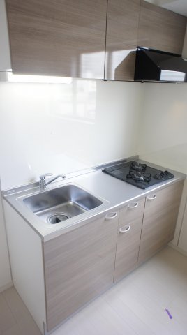 キッチン　ガスシステムキッチン付でお料理もラクラク