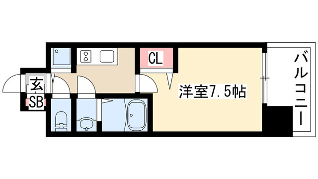 プレサンス大須観音の間取り写真